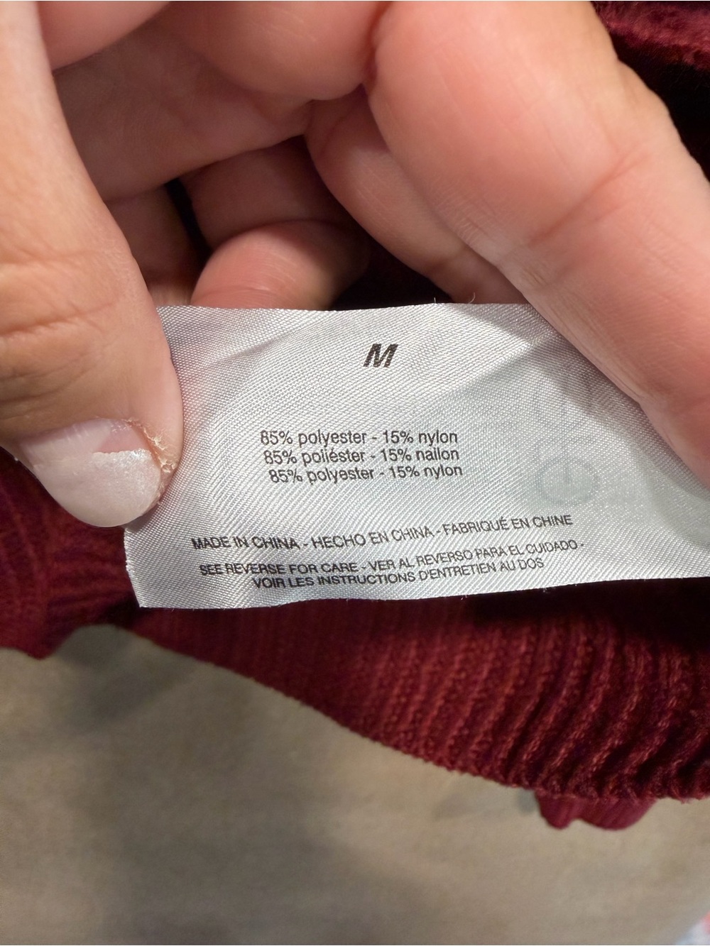 Jessica Simpson Raspberry Crewneck Sweater - Picture 3 of 3